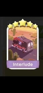 Interlude - Monopoly Go 5⭐️ stickers - New Album 2 - FAST DELIVERY