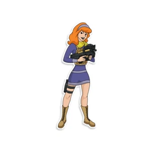 Tactical Daphne FN P90 Scooby-Doo Vinyl Aufkleber - Bild 1 von 1