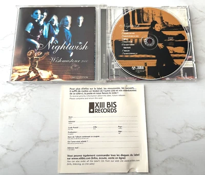 Nightwish Wishmastour 2000 CD LIMITED EDITION! FRANCE IMPORT! ENHANCED! RARE OOP Foto 1 de 4