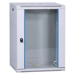 19" Wandgehäuse Netzwerkschrank Rack 15HE Flat Pack unmontiert Tiefe 600mm grau - Photo 1/9