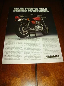 YAMAHA XS650 SPECIAL ORIGINAL ANZEIGE 1979 - Bild 1 von 1