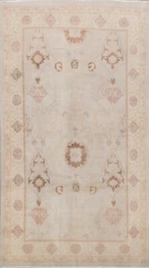Antique Style Muted Oushak Egyptian Vegetable Dye Hand-Knotted Wool Area Rug 6x9 - Picture 1 of 12