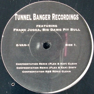 FRANK JUGGA / BIG DAWG / PIT BULL "CONFRONTATION" 12" VINYL SINGLE HTF *SEALED* Foto 1 de 2