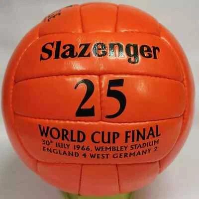 MW_VALUE_HUB Slazenger 25 FIFA World Cup 1966 Soccer Match Ball 100% Leather football Size 5