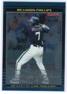 2002 Bowman Chrome Draft Picks & Prospects - Brandon Phillips - RC - #BDP136 Foto 1 de 2