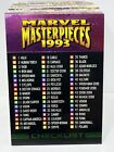 Ensemble de base Marvel Masterpieces 1993 90 cartes non circulées comme neuf dans son emballage