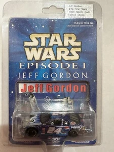 Acción Firmado 1999 Jeff Gordon #24 Star Wars Episodio 1 1:64 Die Cast Nuevo de Lote Antiguo C8.5 - Imagen 1 de 2