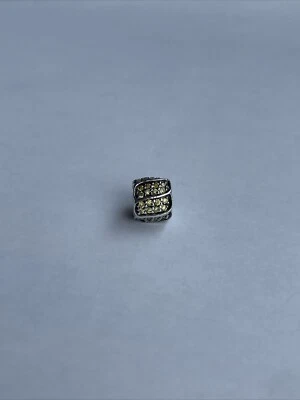 Chamilia Auténtico Dije Cristales Amarillos Pavimentado Plata de Ley 925 Foto 1 de 3