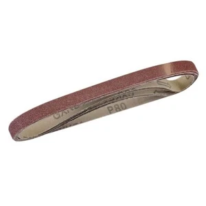 Silverline - Bandes à poncer 13 x 457mm 5pk - Grain 80 - Photo 1/1