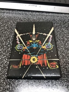 MARVEL Comics Group Doctor Strange Rectangle Pin Back vintage 1986 - Picture 1 of 5