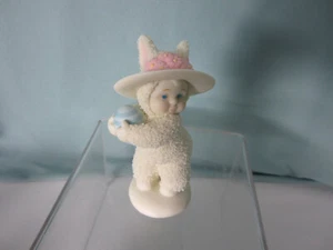 Snowbunnies Figurine Easter Egg Bonnets and Bows Mint in Box MIB - Picture 1 of 5