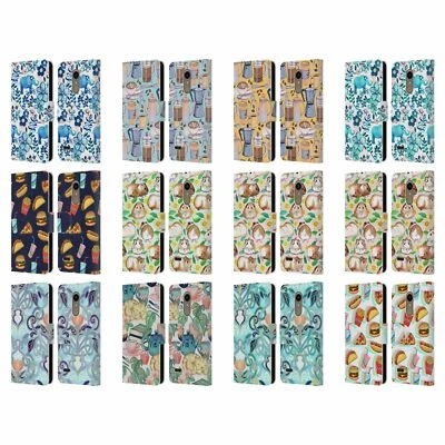 OFFICIAL MICKLYN LE FEUVRE PATTERNS 2 LEATHER BOOK CASE FOR LG PHONES 1 - Image 1 of 4