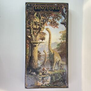 Vintage 1993 Dinotopia 750 Piece Puzzle Morning In Treetown Complete