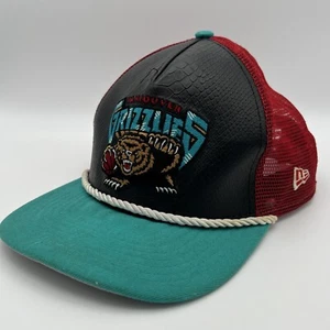 Grizzlies Vancouver Snakeskin Trucker Hat Snapback New Era 9Fifty Basketball - Picture 1 of 10