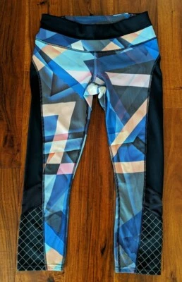 Athleta Electric Geo Sonar Capri Tight Leggings XS X-Small - Image 1 of 4