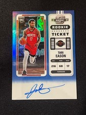 22-23 Contenders Optic Rookie Ticket Auto #126 Tari Eason Blue /49 Houston 🚀 