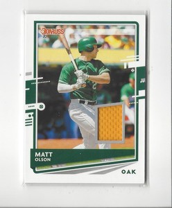2020 Donruss Materials Matt Olson JERSEY A's