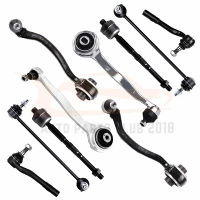 10pc Control Arm Tie Rod Sway Bar End Link For 2001-03 04 05 Mercedes Benz C240 - Image 1 of 4