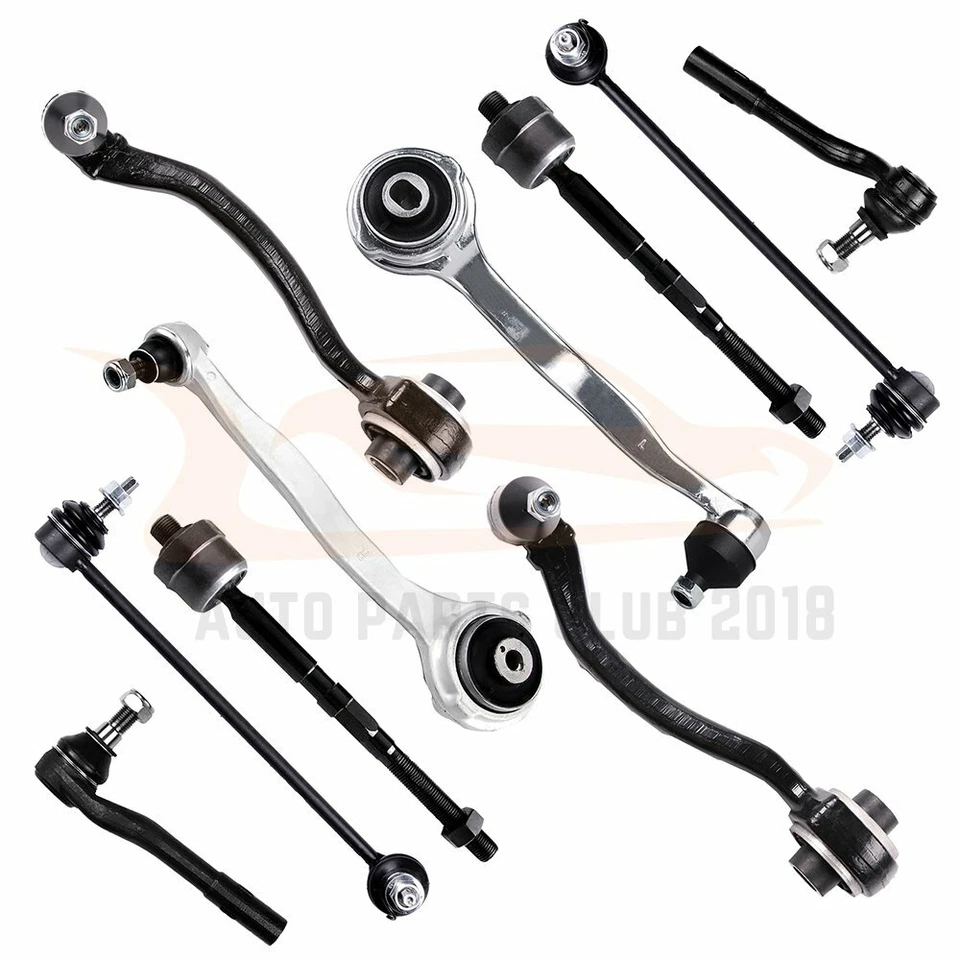 10pc Control Arm Tie Rod Sway Bar End Link For 2001-03 04 05 Mercedes Benz C240 — 第 1/4 张图片