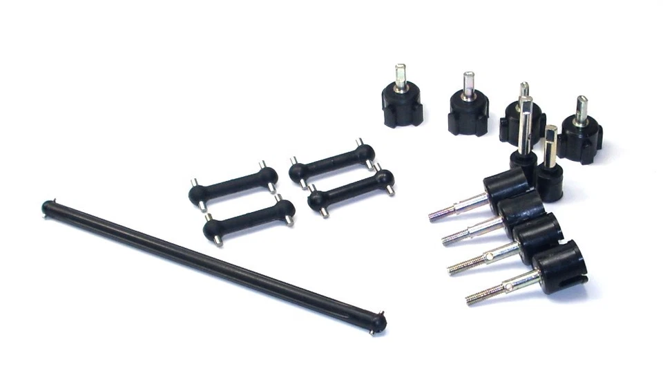 Tamiya 1:10 TT-01E Type-E Chassis Audi R8 BMW M3 9005713 C-Teile Radachsen T0E® - Bild 1 von 2