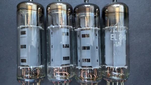 Tubo EL84 (6P14P / 6BQ5) Télam 4 piezas en lote emparejado cuádruple - Imagen 1 de 8