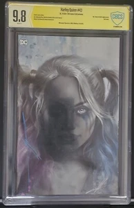 HARLEY QUINN #43 CARLA COHEN 616 Comics Virgin Foil Signed CBCS 9.8 - Picture 1 of 2