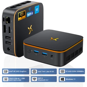 Huidun H50 Mini PC Intel Twin Lake N150 8/16Go RAM 256/512Go SSD Win 11pro WIFI6 - Bild 1 von 14