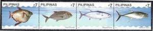 Philippines #3094 Strip of Fish (Mint, Never Hinged) Nice - Picture 1 of 1