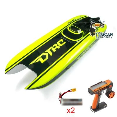 E51 Fiber Glass Electric RTR 100KM/H RC Boat W/ Dual Motors Servos ESCs Radio - Image 1 of 4