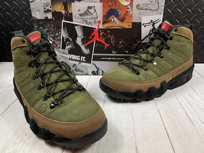 Talla 10.5 - Jordan 9 Retro NRG Carne de res y brócoli Winterized Marrón/Marrón militar Foto 1 de 4
