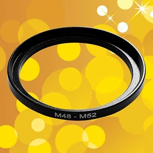 M48X0.75 48mm Male to M52X0.75 52mm Female Thread Telescope Step-Up Ring Adapter - Picture 1 of 3