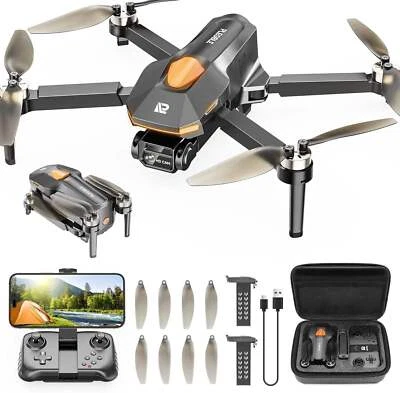 PLEGBLE LEGBLE PL510 Drone: 1080P HD Camera, Brushless Motor, Foldable, 30-Min Flight