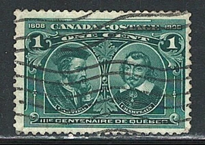 Nice Canada Year of 1908 Single Stamp Scott# 97, (used) - Picture 1 of 2