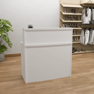 Reception Desk Counter Top, Laminate Desktop, Standing Front Table for Salon Spa - Picture 1 of 33