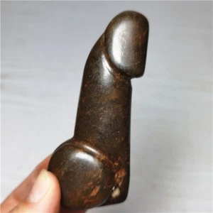 China Hongshan culture Meteorite iron sacrifice weird people male genital statue - Picture 1 of 10