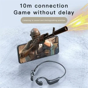 Running Sports Earphone Bone Conduction Bluetooth 5.0 Wireless Headset Open-ear - Picture 1 of 10
