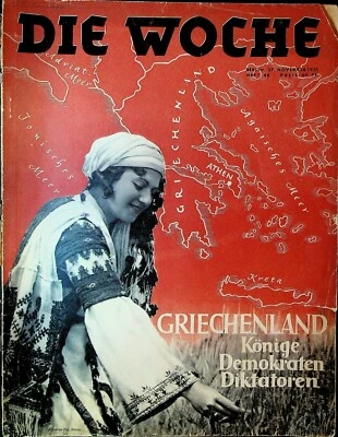 Die Woche Magazine November 27 1935 Greece Thomas Paine Play - Image 1 of 2