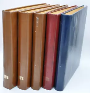 5 SAFE Ringbinder braun, rot, blau 14 Ring-Mechanik Buchbinder Handarbeit - Bild 1 von 12