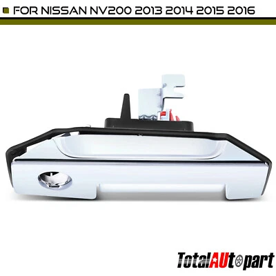 Manija de puerta exterior cromada para puerta corredera de pasajero Nissan NV200 2013-2016 Foto 1 de 4