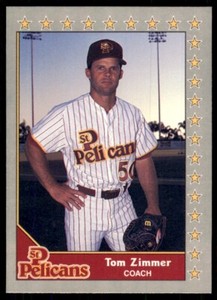 1990 Pacific Senior League Tom Zimmer Baseball Cards #25