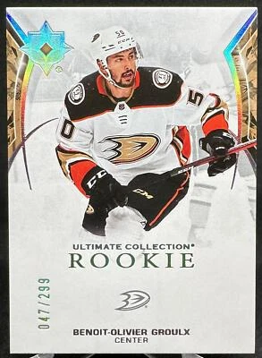 Benoit-Olivier Groulx 2021-22 Upper Deck Ultimate Collection Rookie /299 #106 - Image 1 of 2