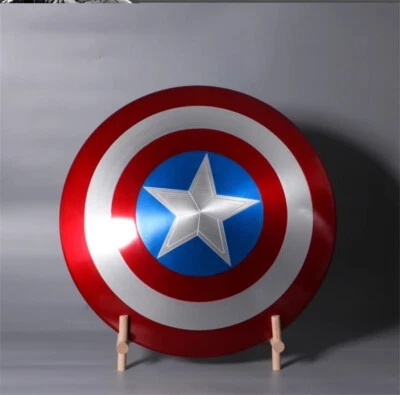 US STOCK Marvel Legends Captain America 75th Anniversary 1:1 Metal Shield In BOX - Image 1 of 4
