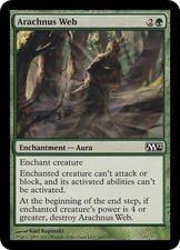 ARACHNUS WEB ~mtg (NM/NM-) M12 Magic 2012 Common x4