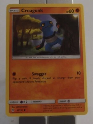 101PK063 - Croagunk - 63/131 - Forbidden Light - Common - NM - Image 1 of 2