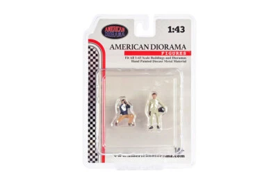 Juego de figuras diorama americano escala 1:43 Race Day 1.5" alto 38359 Foto 1 de 2