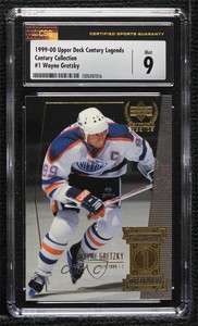 1999-00 Upper Deck Century Legends Wayne Gretzky #1 CSG 9 Mint HOF