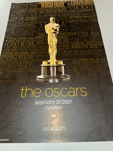 78th Annual - The Oscars 2007 Academy Awards Original Movie Poster 20x13.5 - Picture 1 of 5