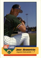 1994 Augusta GreenJackets Fleer/ProCards #2999 Jason Abramavicius