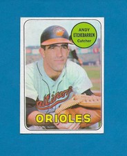 1969 Topps #634 High# hi# Andy Etchebarren Baltimore Orioles EX-
