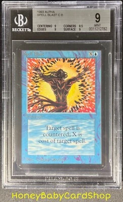 MTG Limited Edition Alpha 1993 Spell Blast BGS 9.0 MINT Old School 93/94 - Image 1 of 4